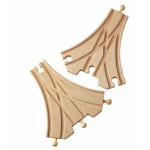 Macaz cu 3 iesiri - Maxim Rail Road - Set 2 buc